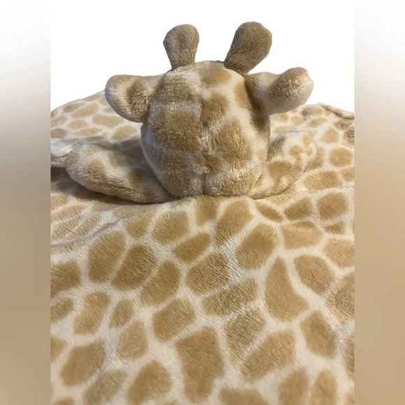 Carters Giraffe Security Blanket Baby Lovey Plush With Pacifier Strap Lovie Soft - Picture 4 of 6
